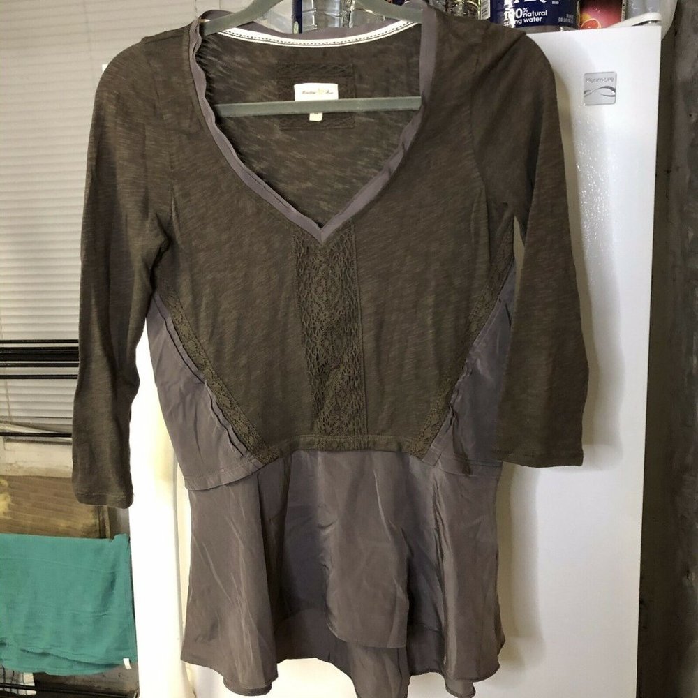 Anthropologie Meadow Rue Womans V-neck Tunic